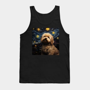 Cute Puli Dog Puppy Painting Tank Top